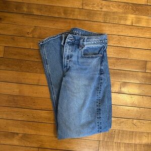American Eagle Outfitters Women's Straight Leg Blue Jeans